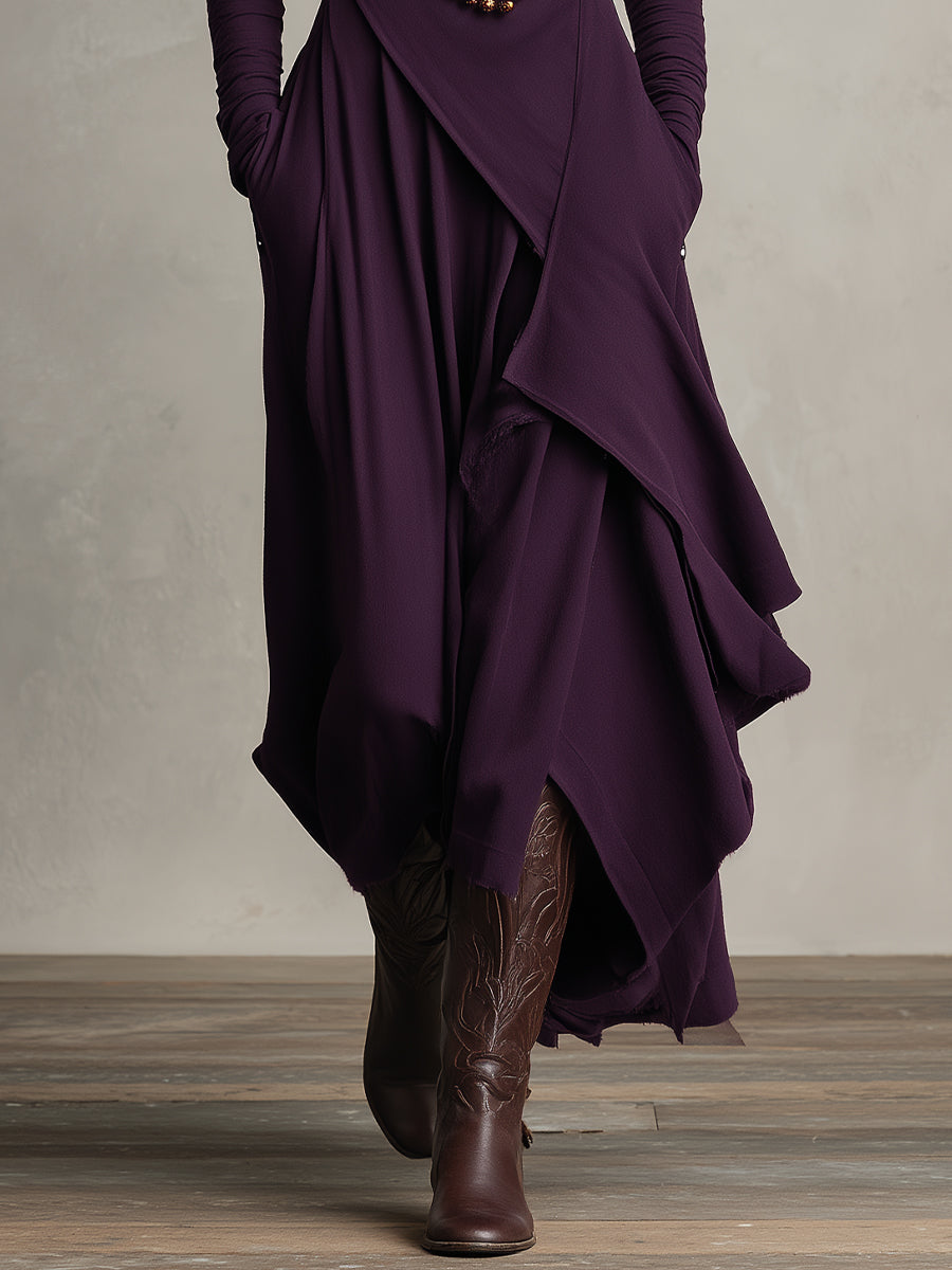 Willow | Elegant Winter Maxi Dress