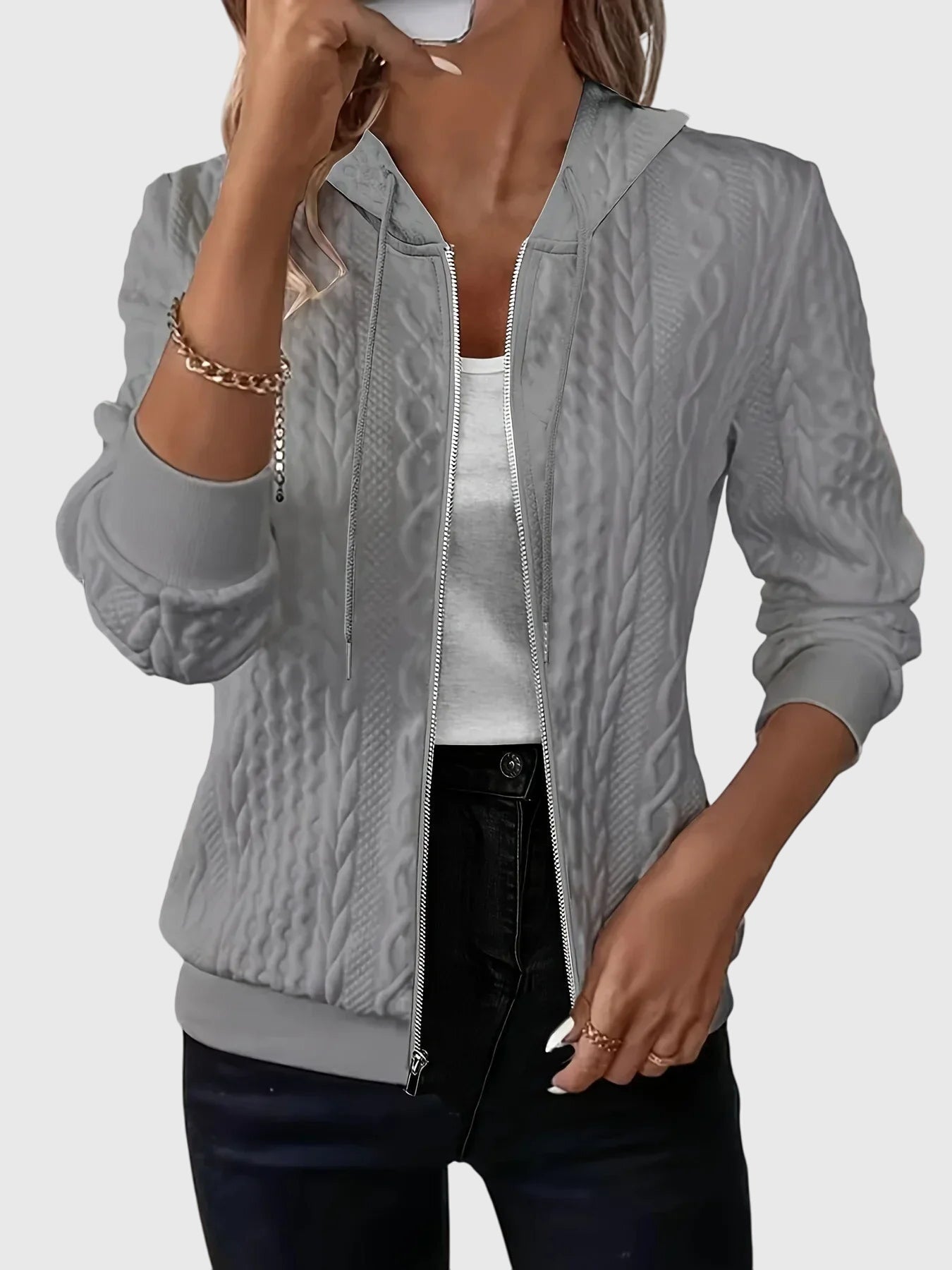 Lorena | Hoodie with Zipper