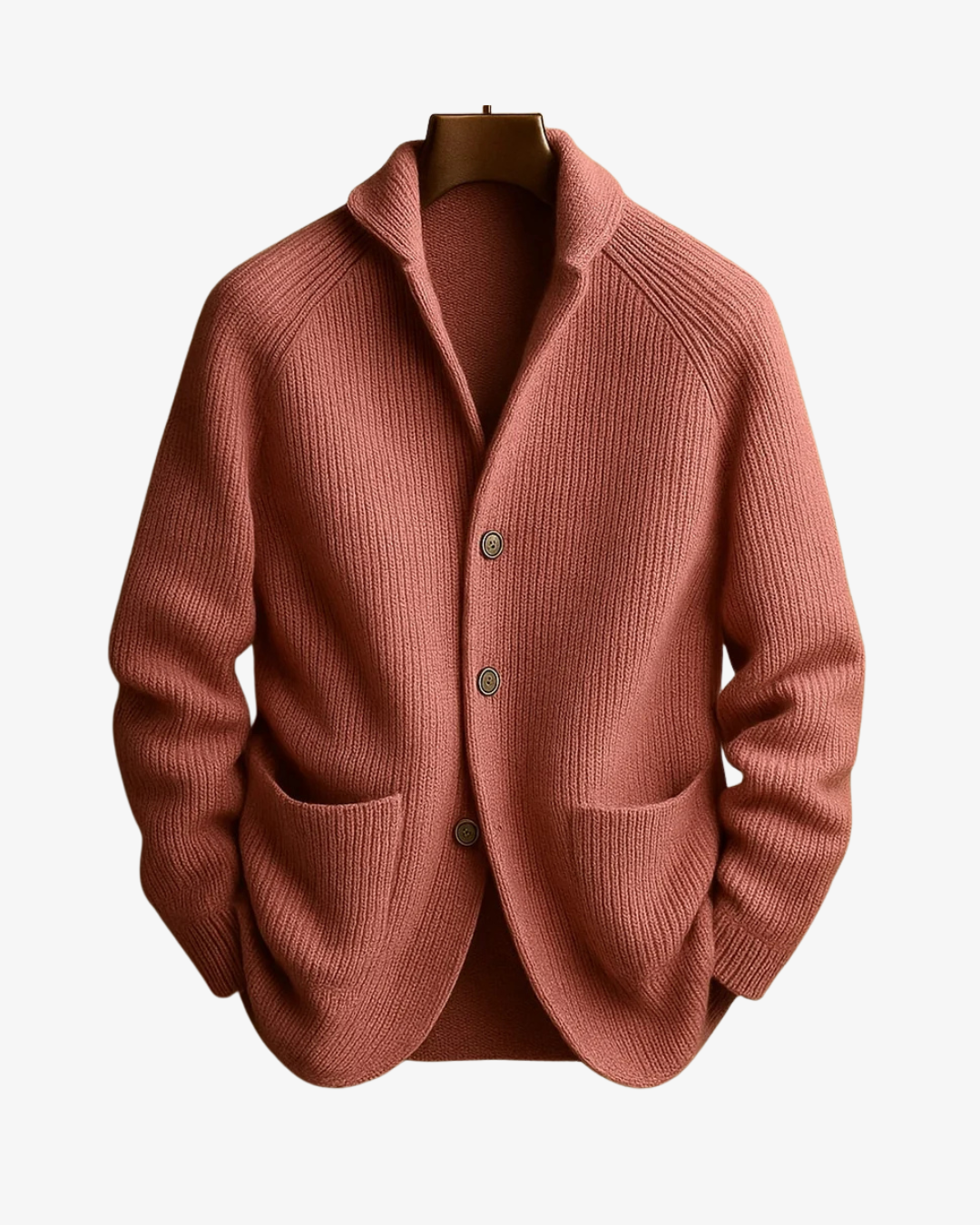 Refined Wool Blend Cardigan