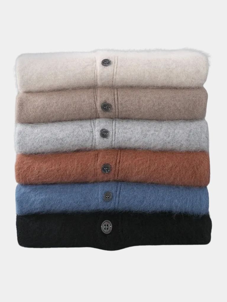 Merrick | Cashmere Polo Cardigan