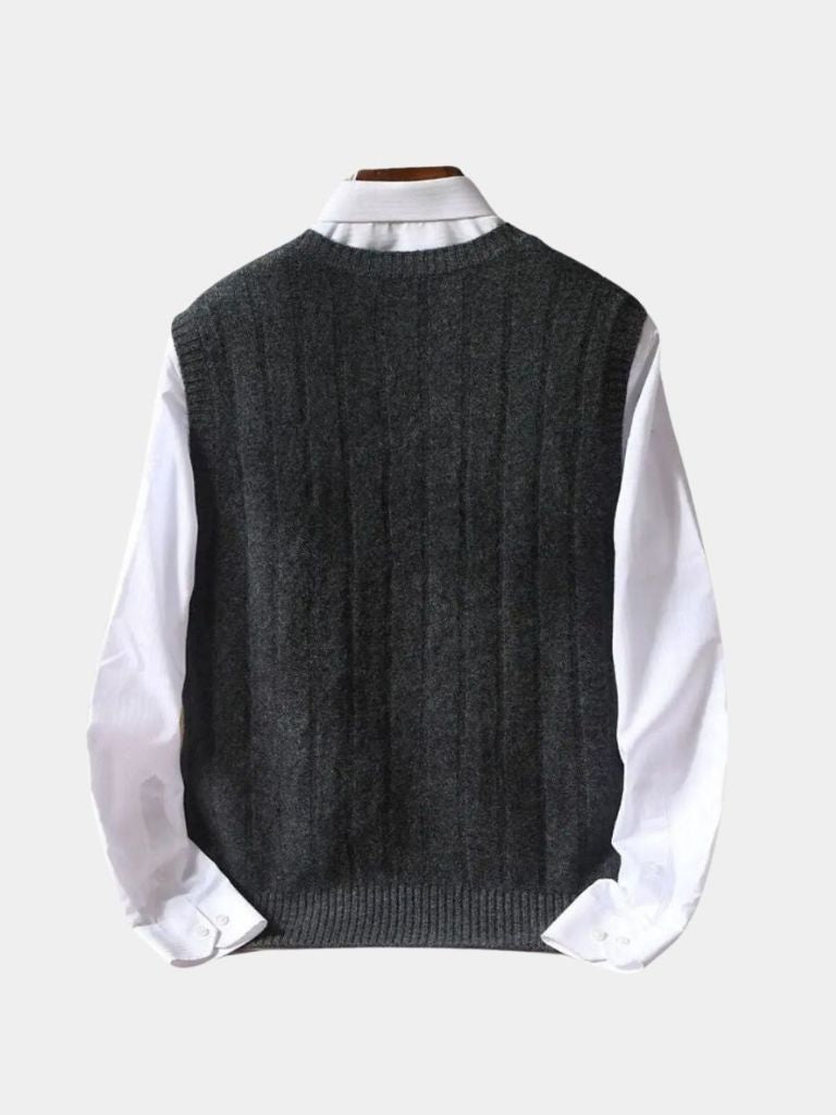Merino| Wool Pullover Sweater Vest