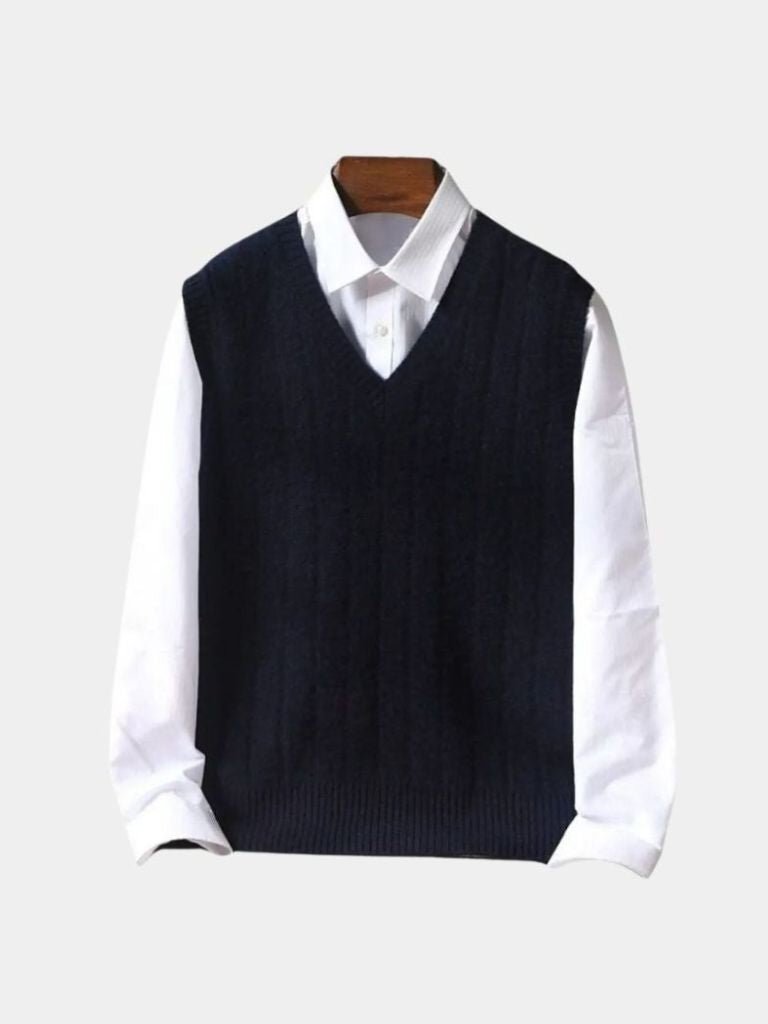 Merino| Wool Pullover Sweater Vest