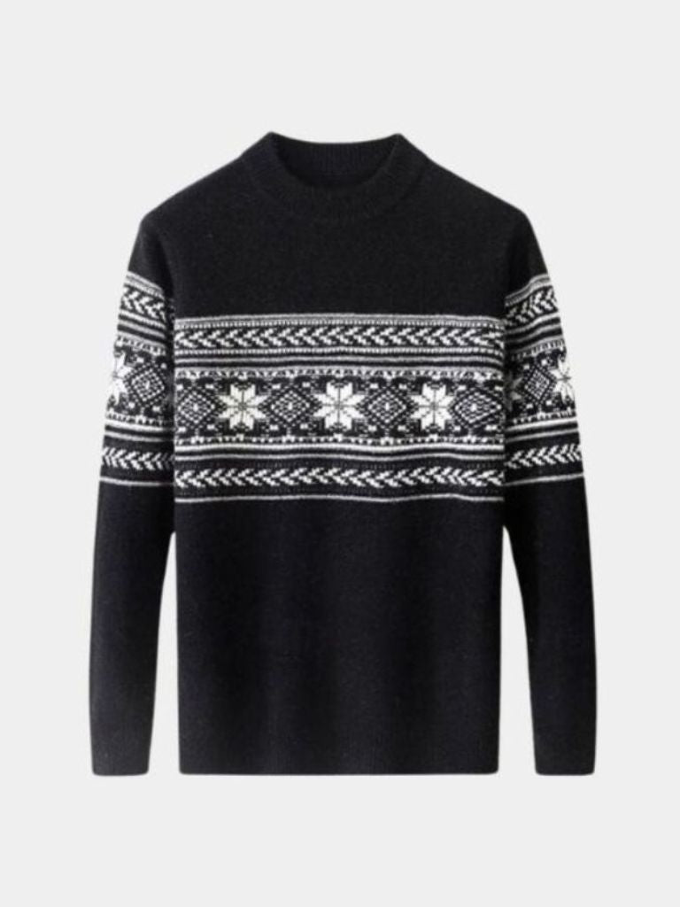 Darian | Wool Fair Isle Pullover Sweater Jumper
