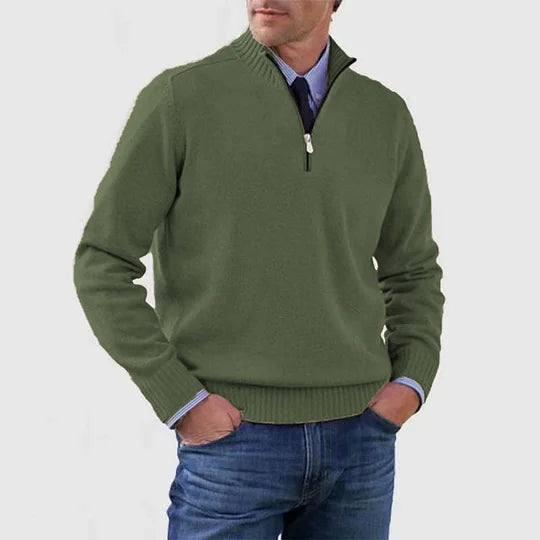 Liam | Refined Half-Zip Sweater Warmth