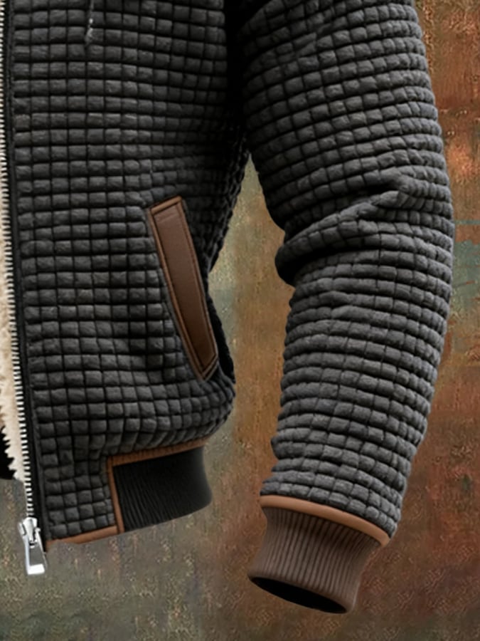 Sherpa-Lined Winter Zip-Up