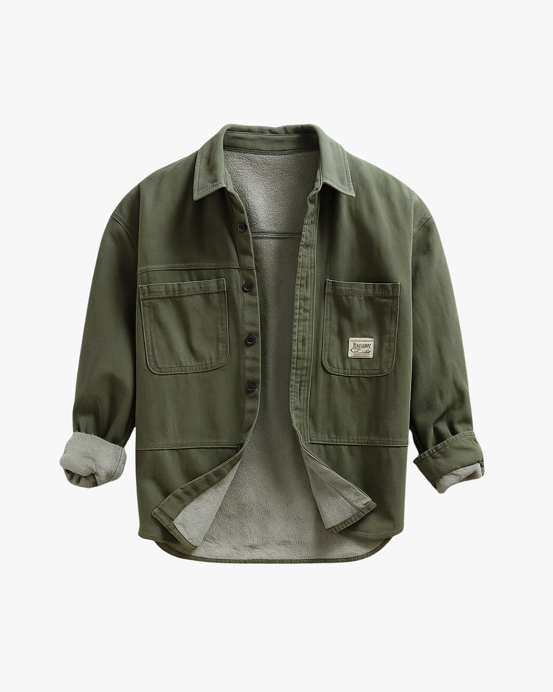 Cargo Fleece Overshirt Jacket