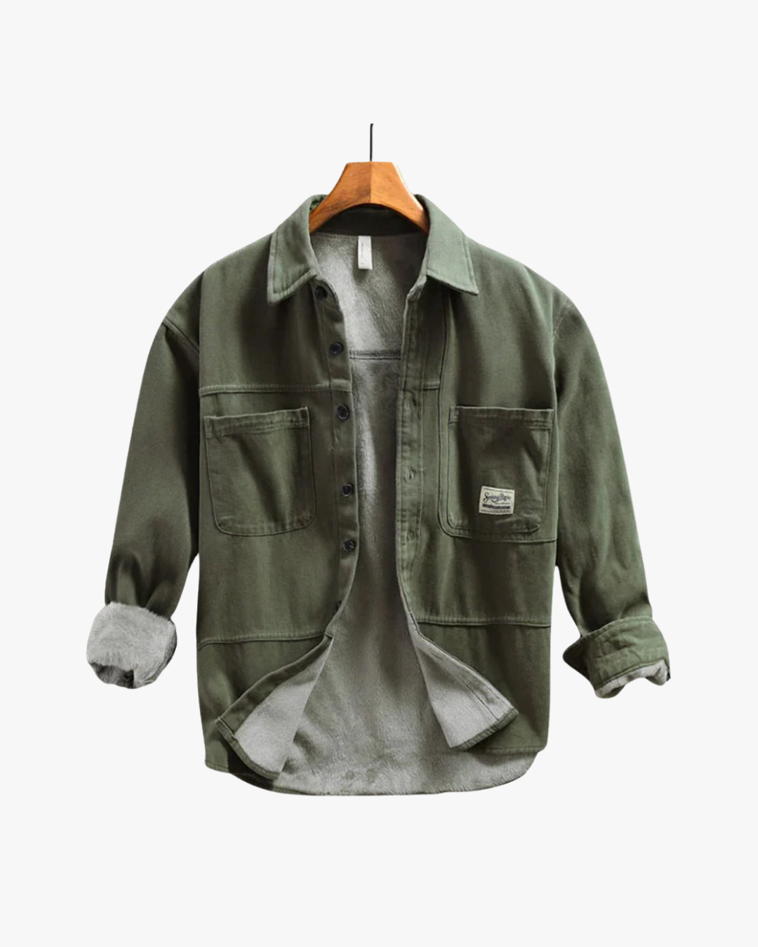 Cargo Fleece Overshirt Jacket