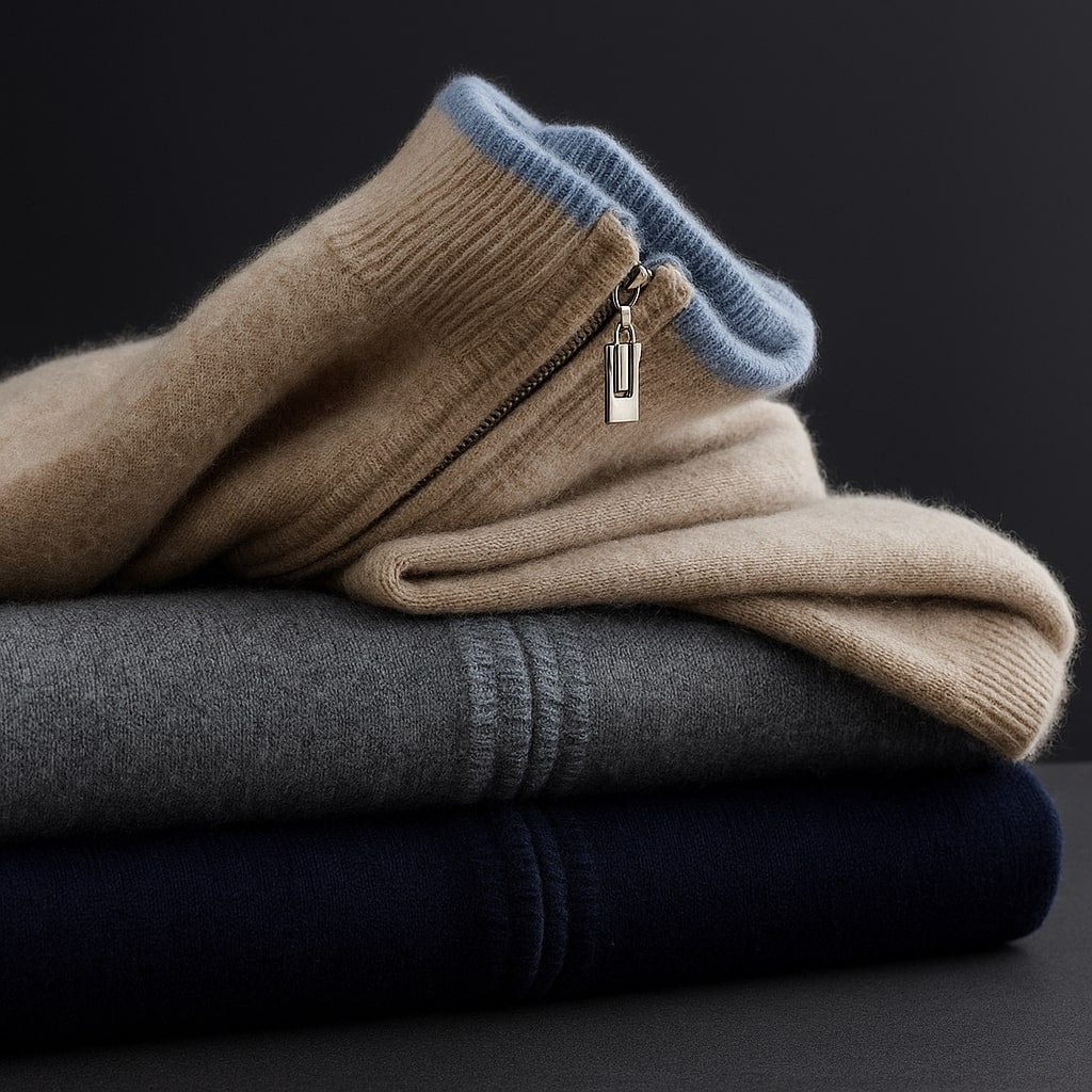 Carter | Refined Full-Zip Sweater