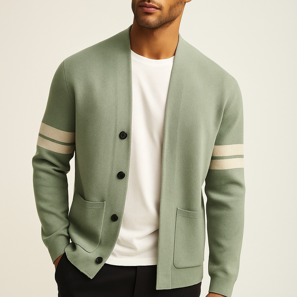 Balanced Merino Cardigan Layer