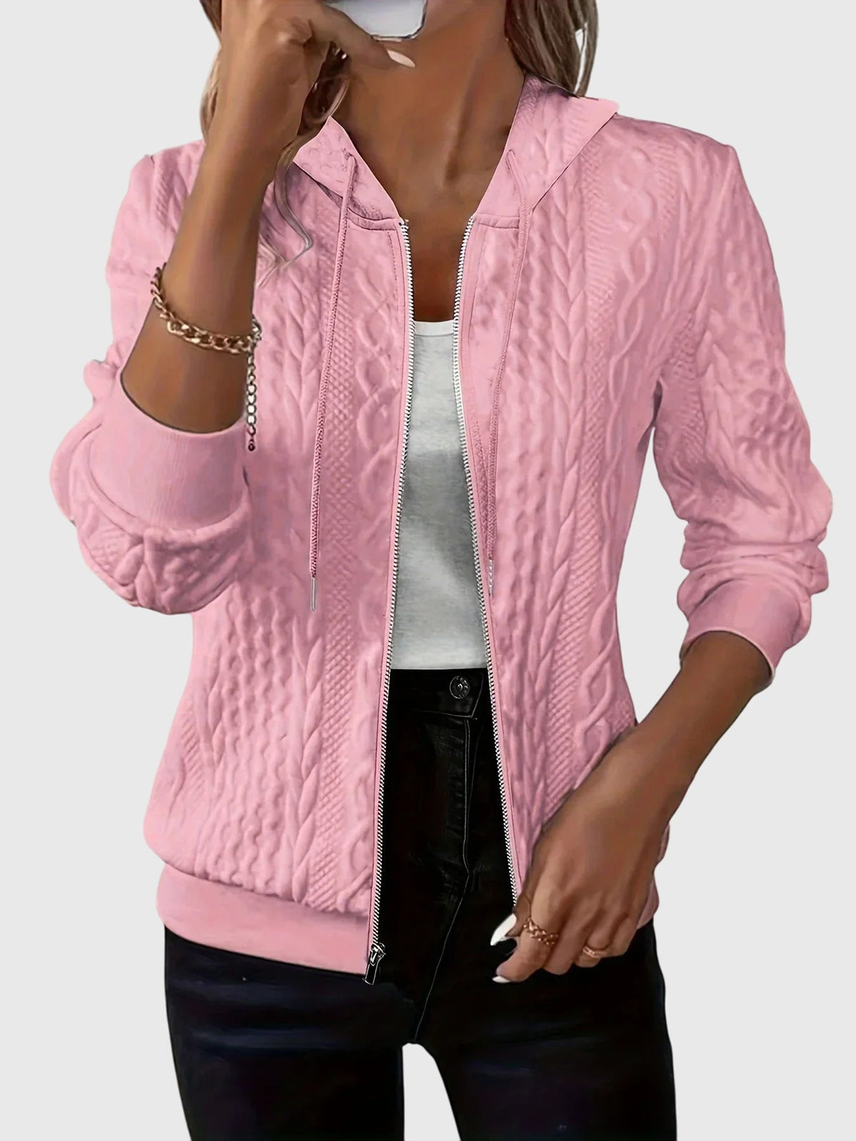 Penelope | Hoodie with Zipper