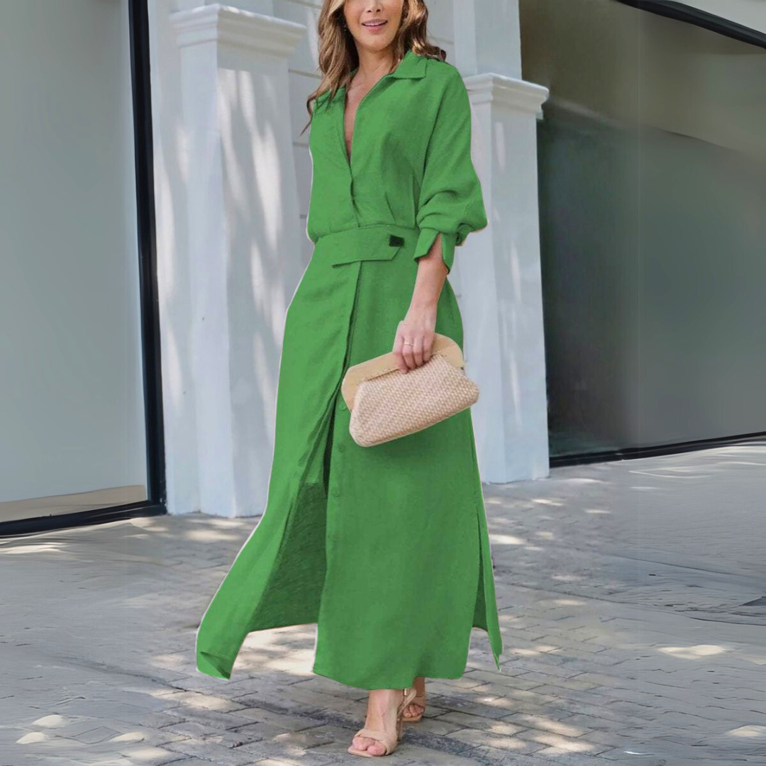 Amelia | Effortless Linen Maxi