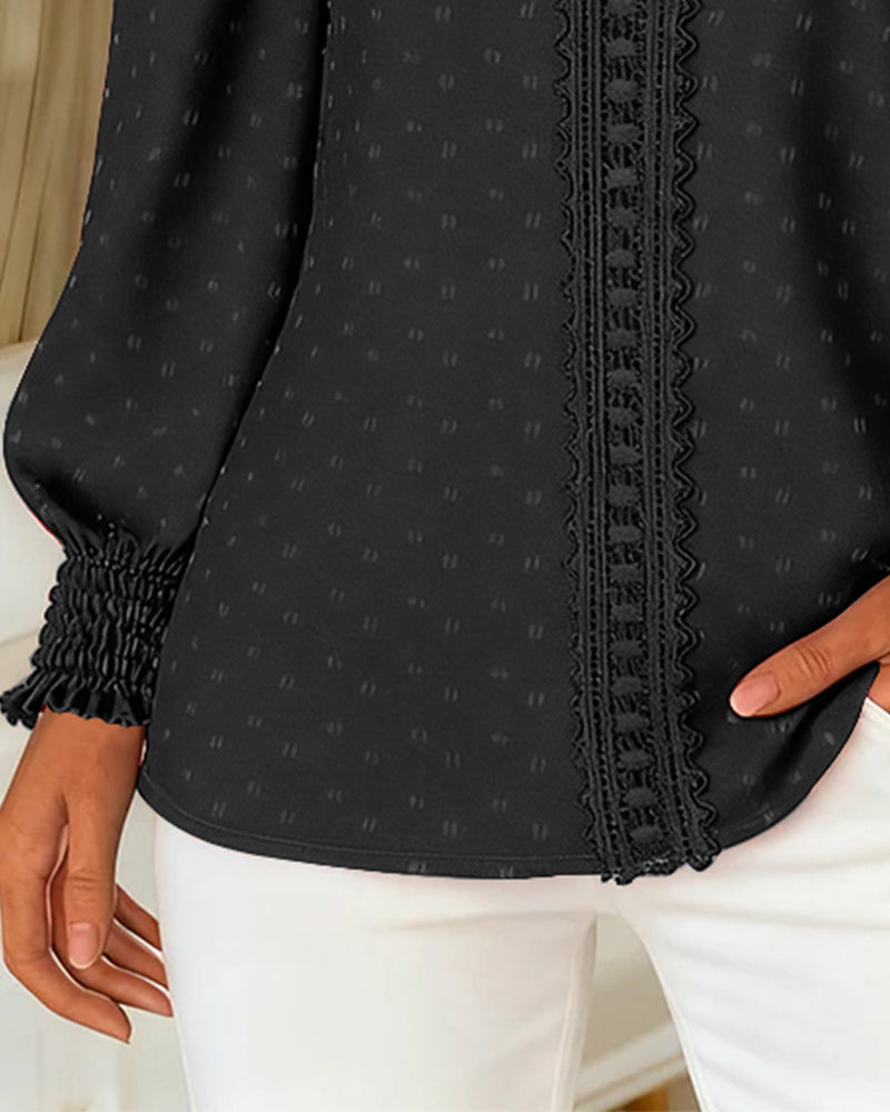 Aubrey | Elegant Lifted Sleeve Blouse