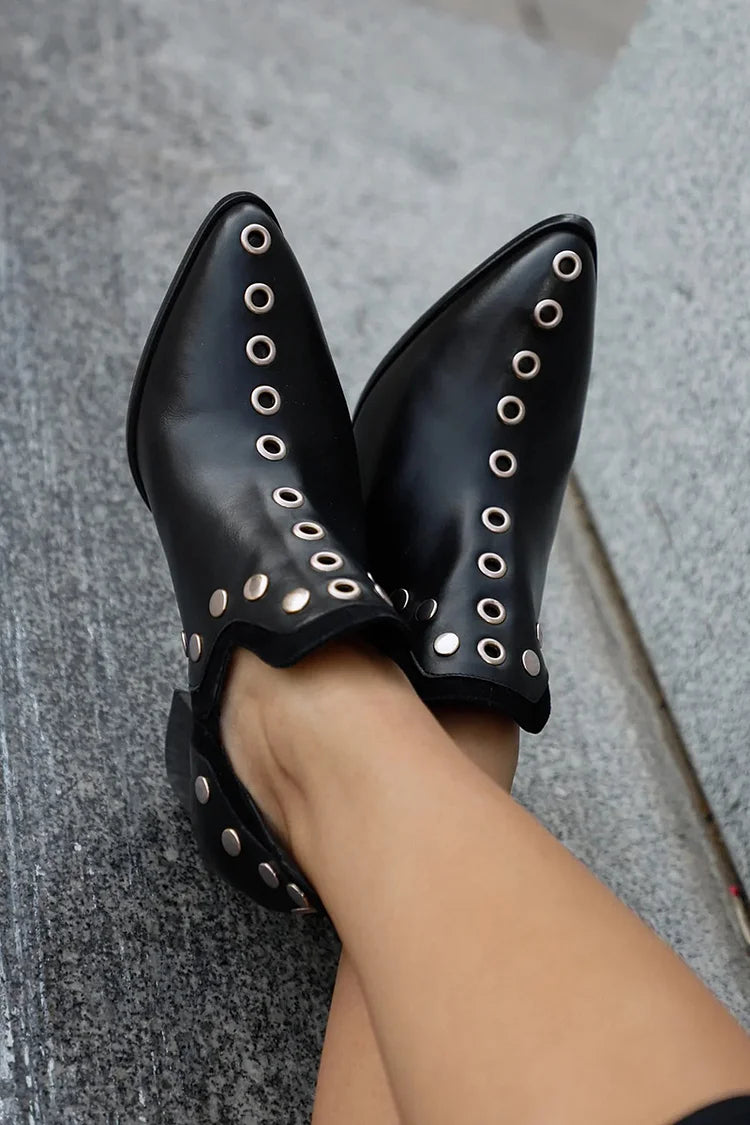 Wren | Heel Studded Ankle Boot