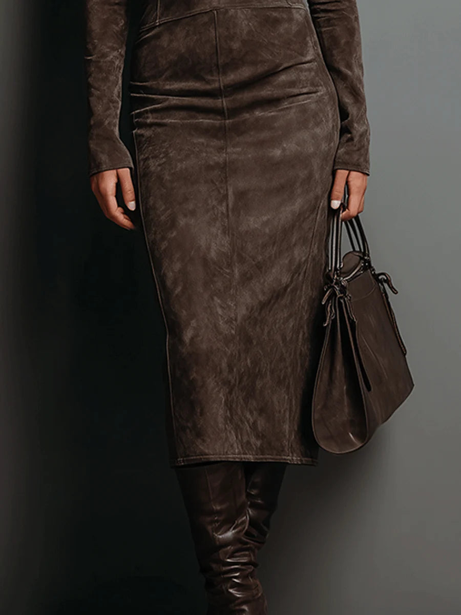 Clara | Long Sleeve Midi Dress