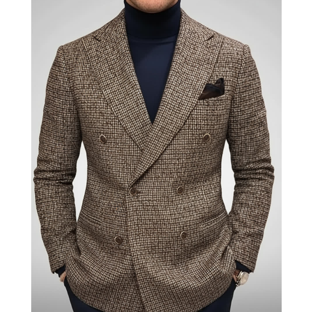 Lorenzo | Sculpted Tweed Blazer
