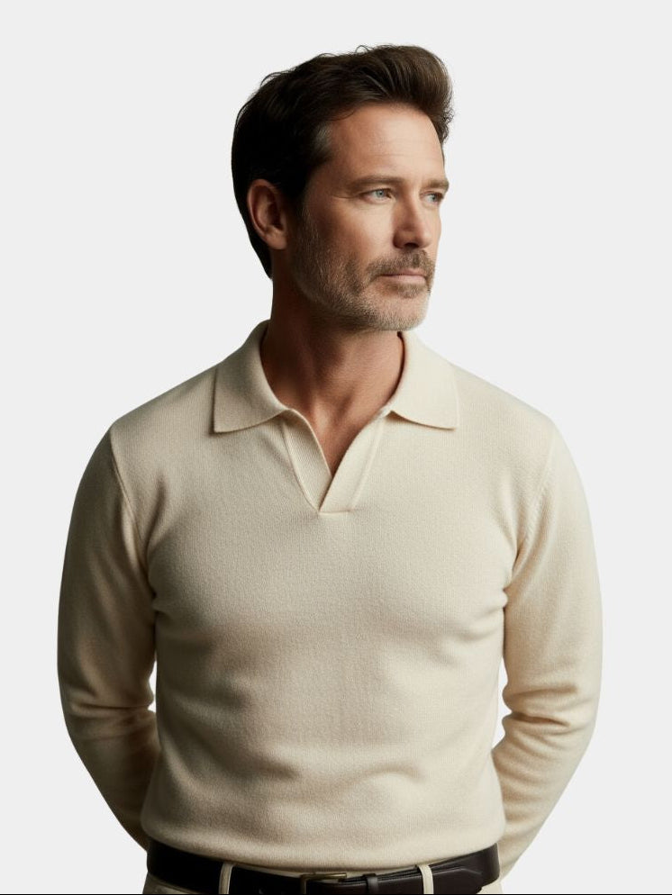 Thayer | Neck Polo Sweater