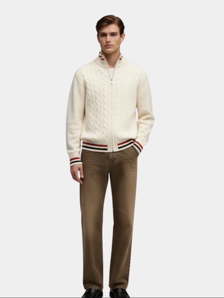 Piers | Essential Half Zip Turtleneck Sweater