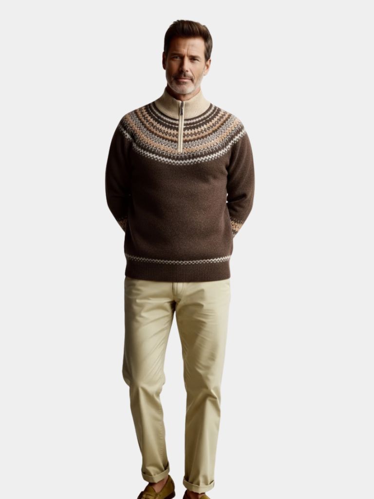 Stellan | Valenbourg Nordic Knit Sweater