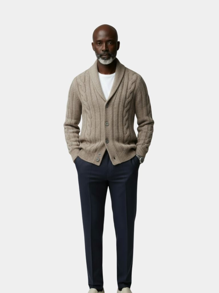 Kael | Men's Knitted Cardigan