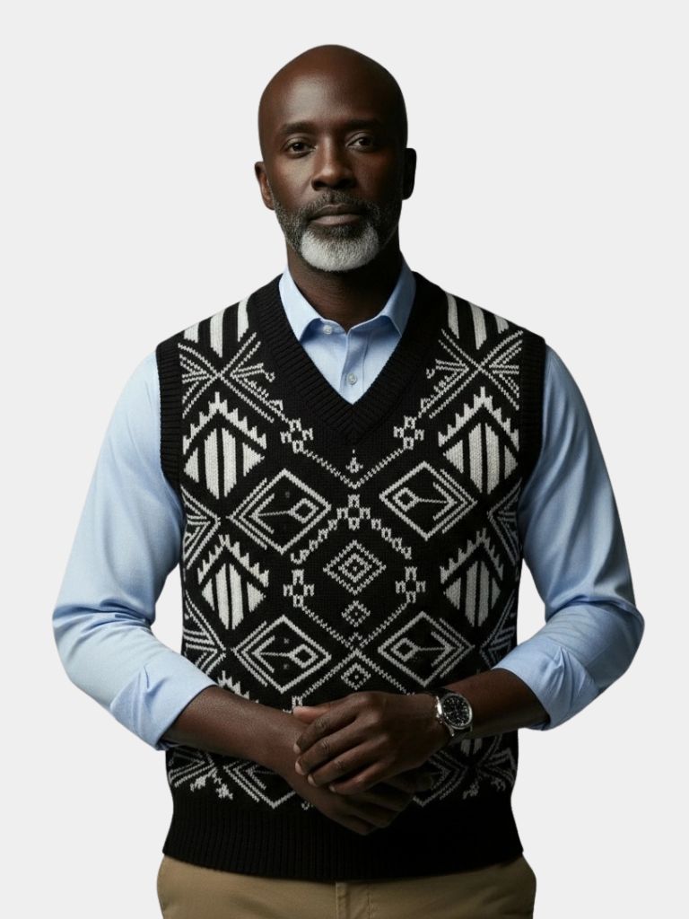 Torben | Academic Retro Knit Vest