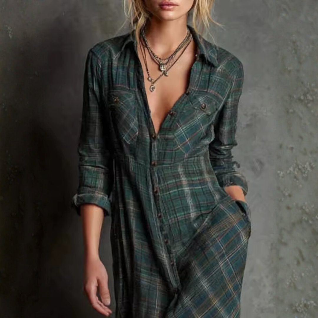 Matteo | Timeless Soft Drape Shirt Dress