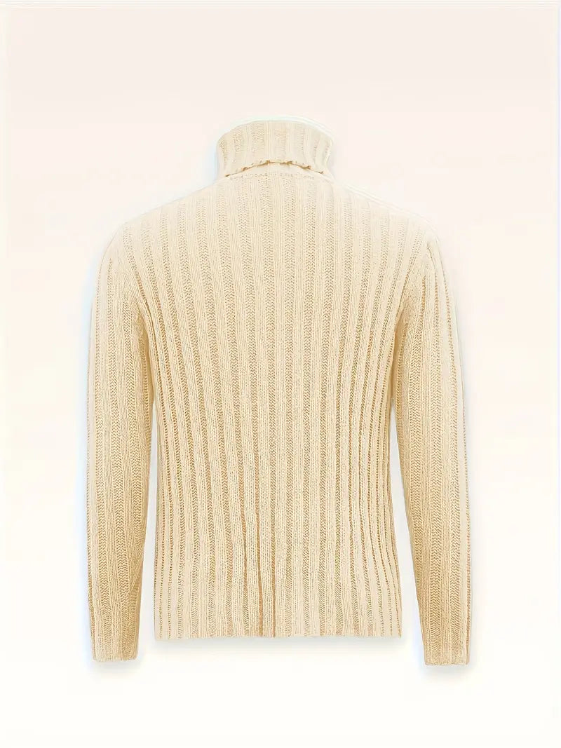Lysander | Refined Ribbed High-Neck Sweater