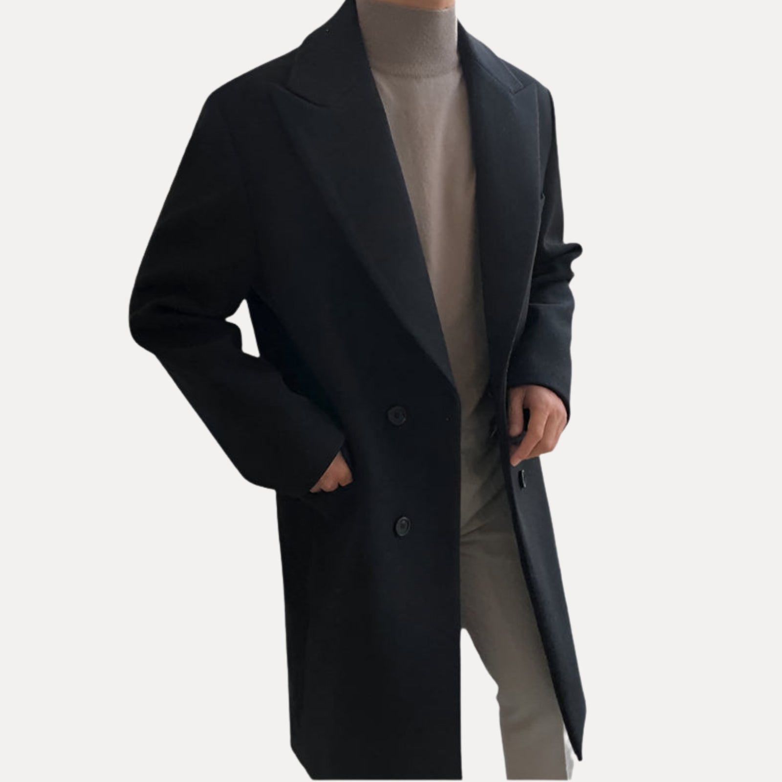 Michael | Stylish Men's Double-Breasted Coat