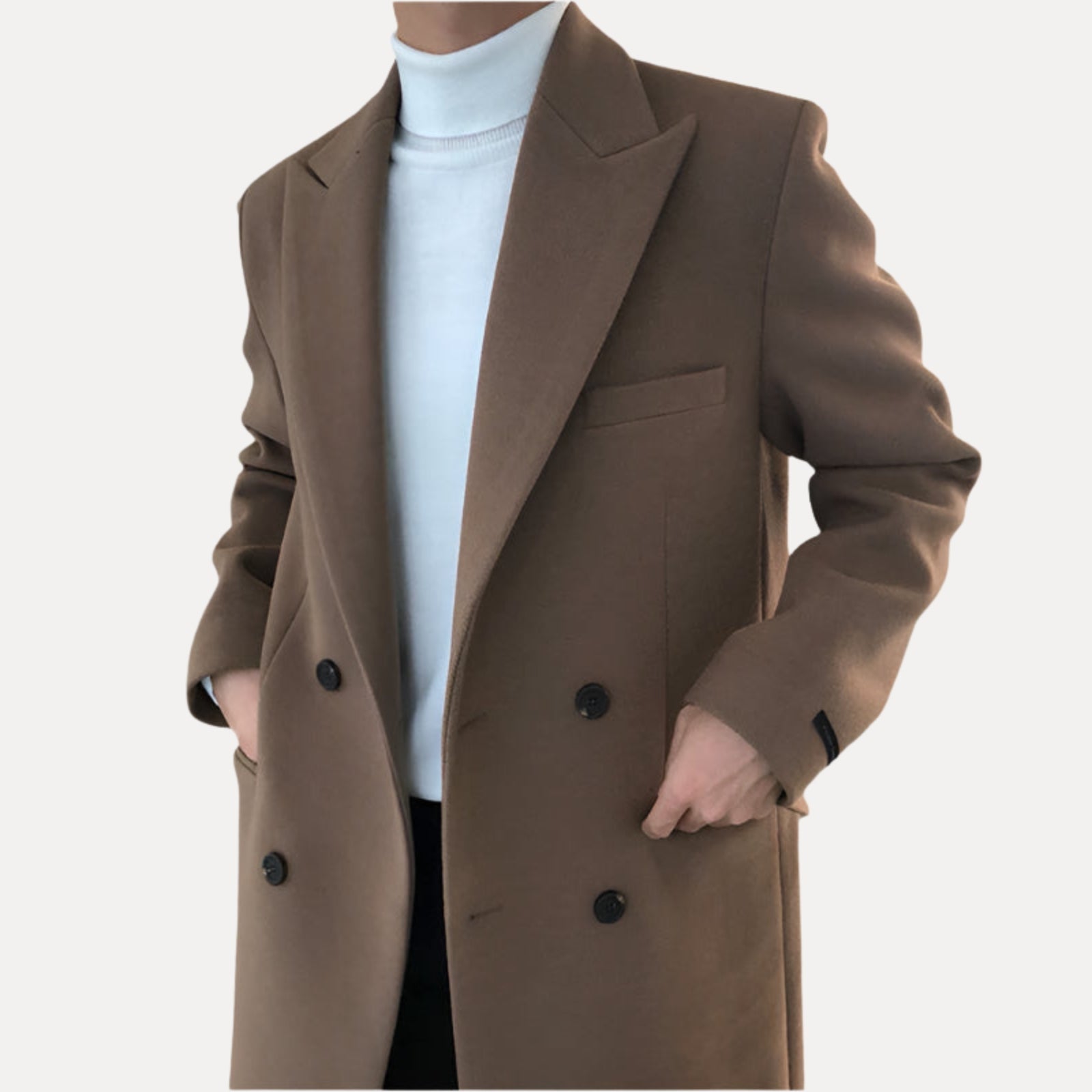 Michael | Stylish Men's Double-Breasted Coat