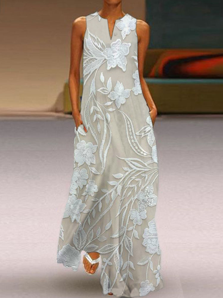 Thalia | Luxe Printed Dress