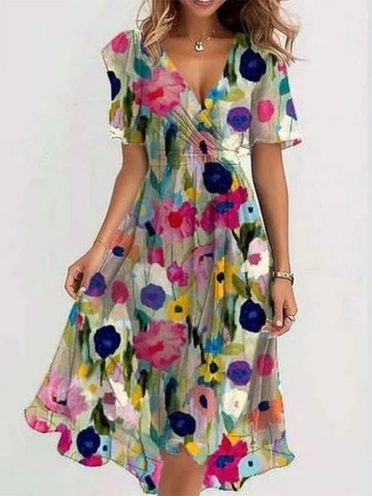 Stella | Breezy Boho Belly-Cover Summer Dress