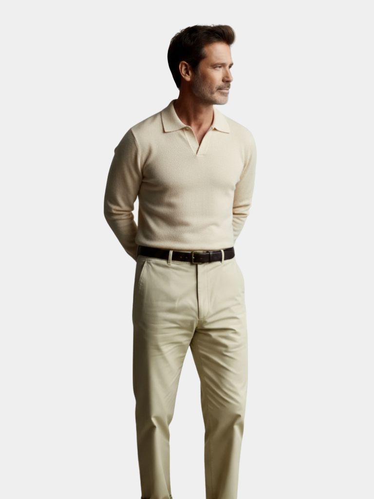 Thayer | Neck Polo Sweater