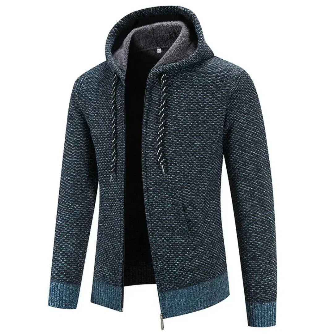 Luca | Fleece-Lined Knit Jacket