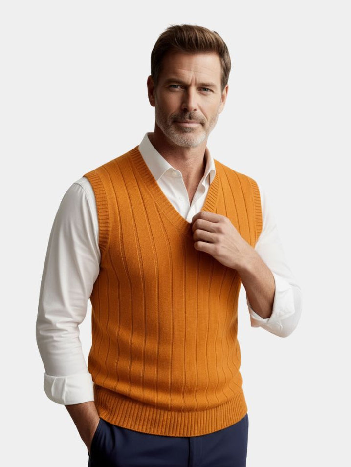 Merino| Wool Pullover Sweater Vest