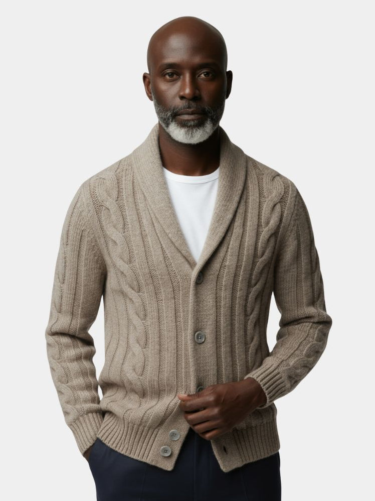 Kael | Men's Knitted Cardigan