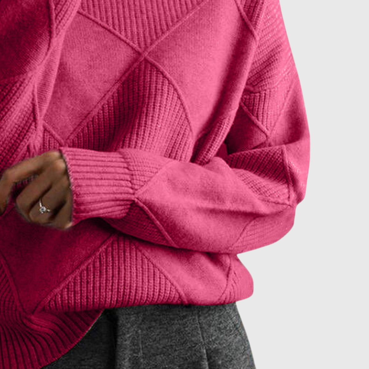 Angela| Elegant Knit Pullover