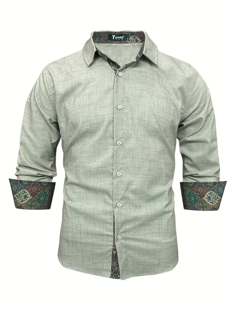 Teodoro | Modern Contrast Button-Up