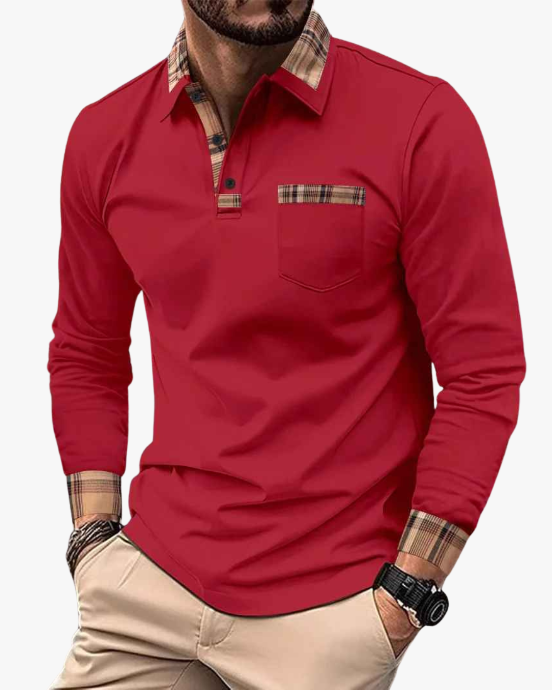 Modern Long Sleeve Polo