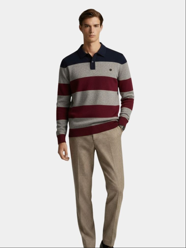 Quinlan | Knit Color Half Zip Knitwear