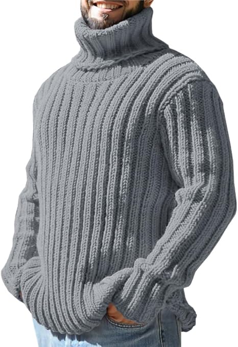 Lysander | Refined Ribbed High-Neck Sweater
