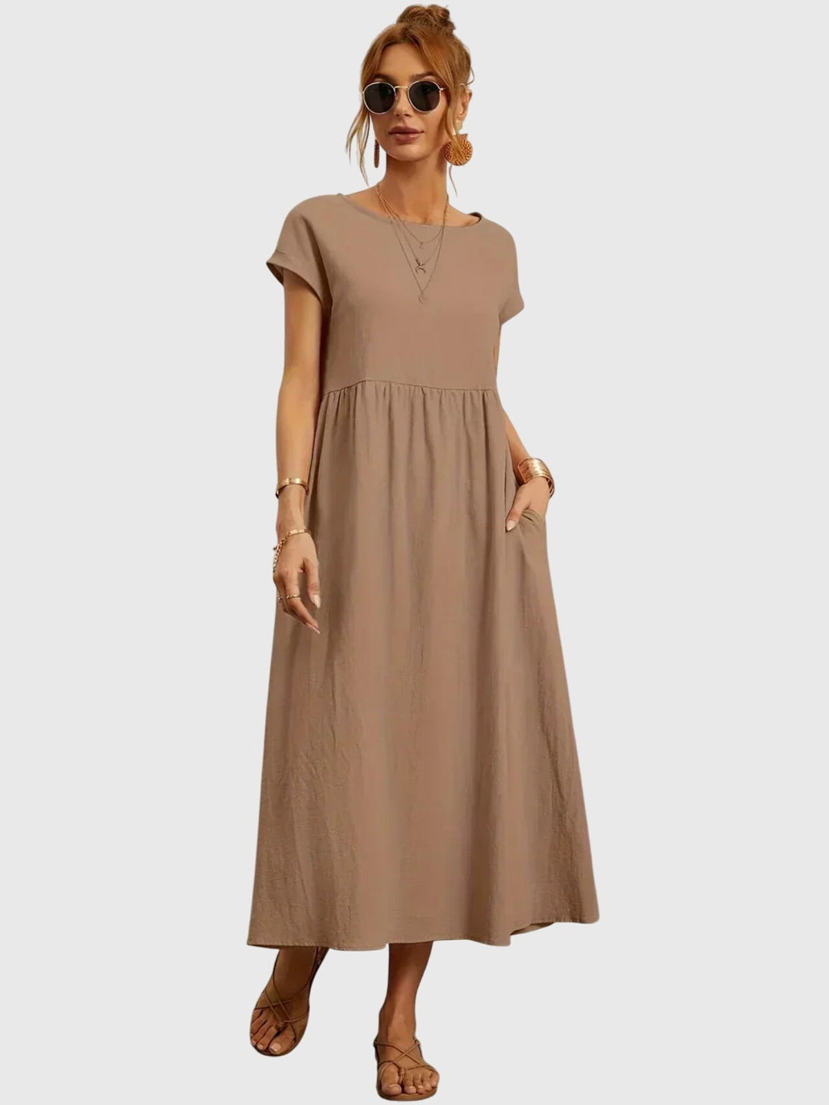 Aria | Effortless Everyday Relaxed Pocket Dress
