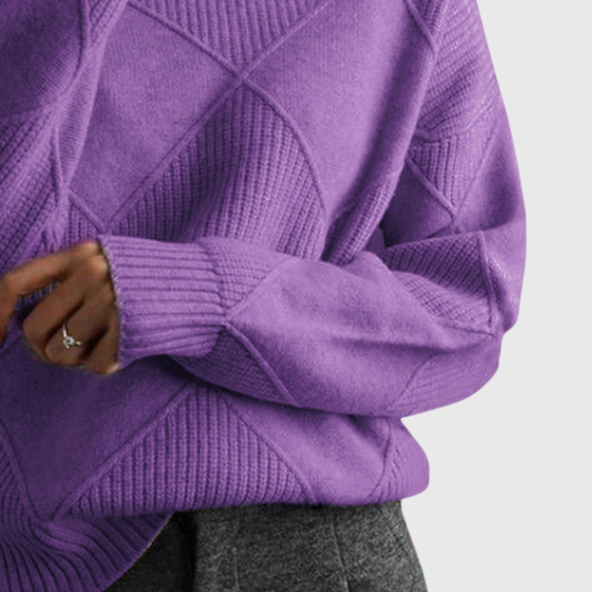 Angela| Elegant Knit Pullover