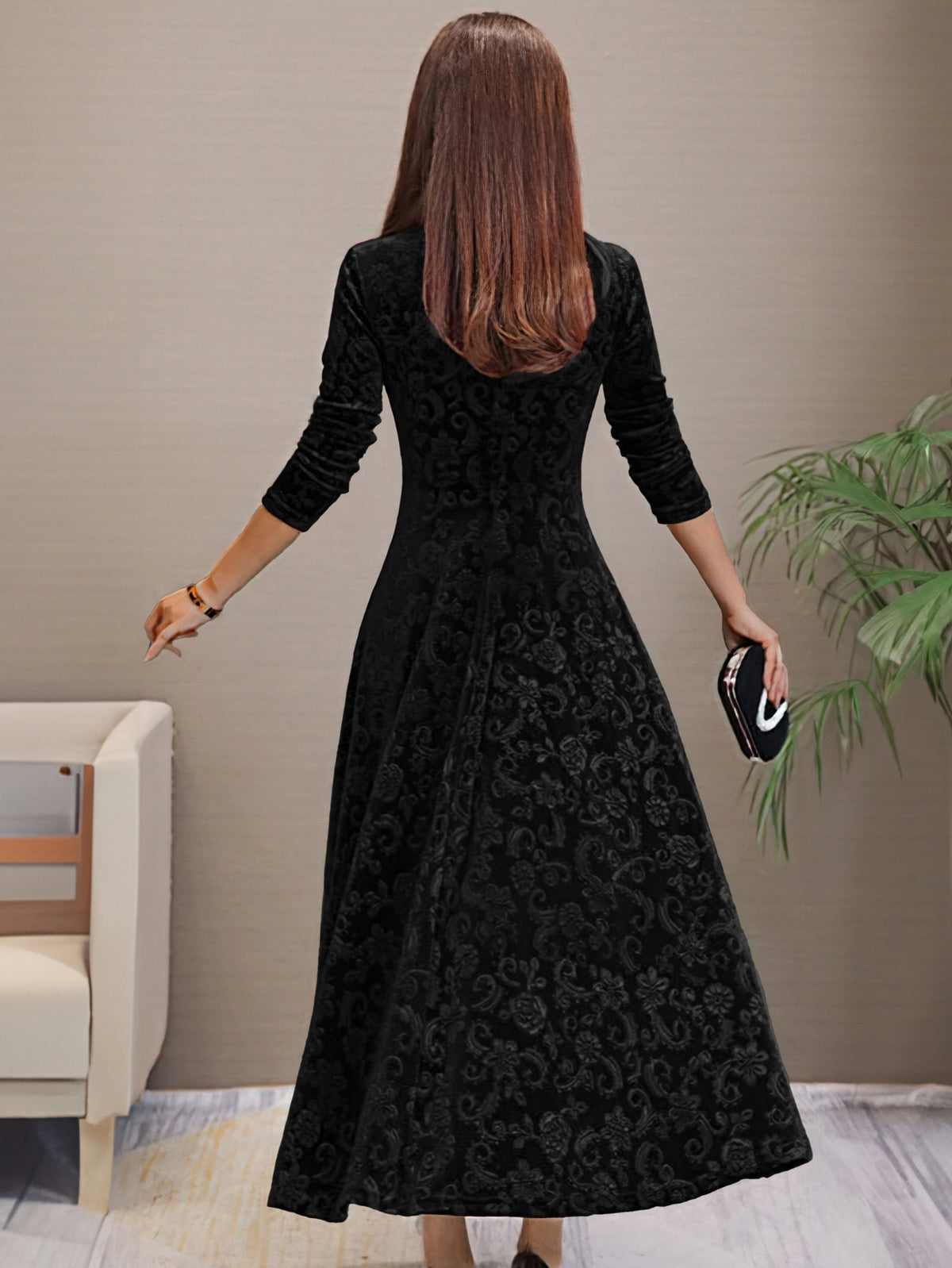 Olivia | Festive Winter Grace Dress