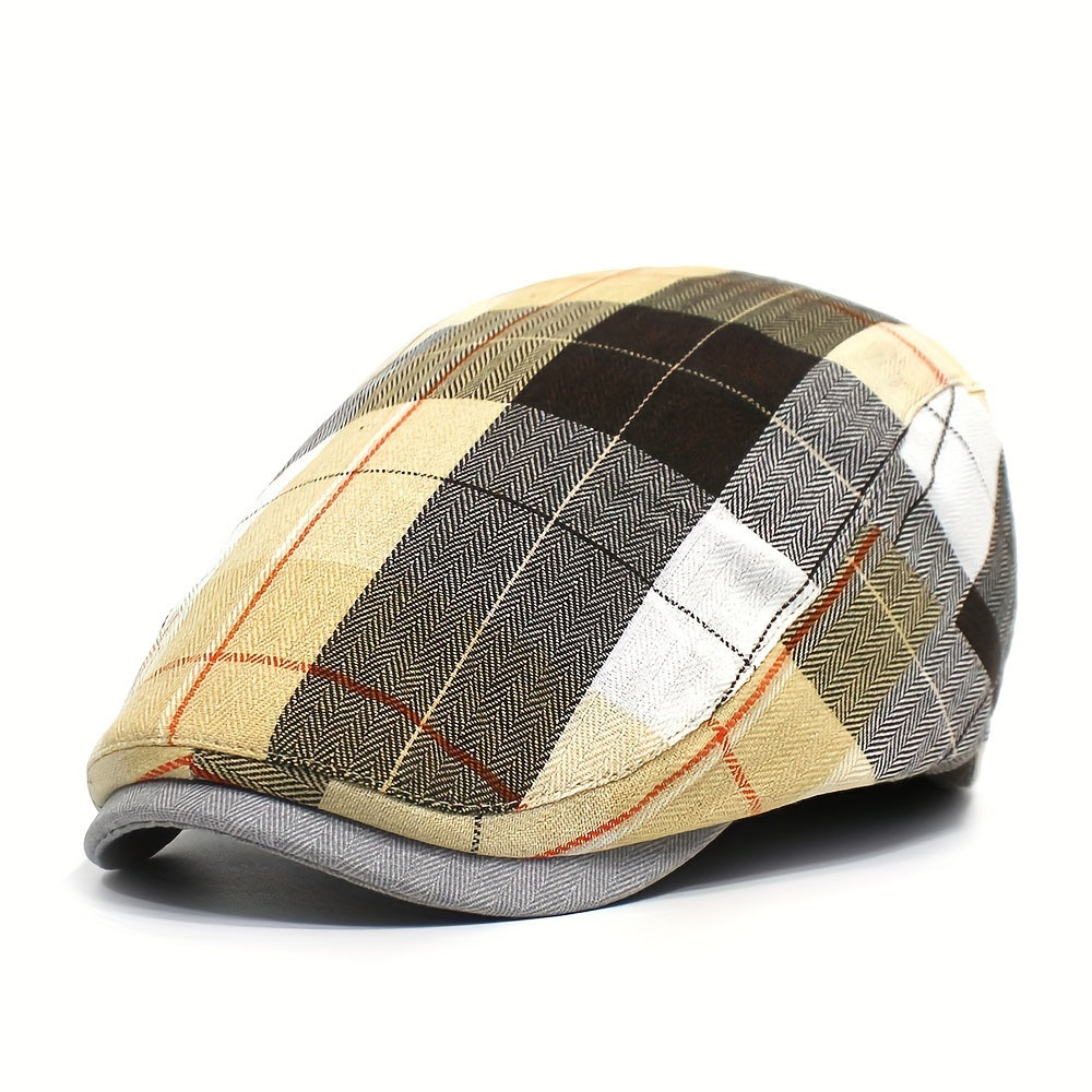 Harrison | Classic Check Flat Cap