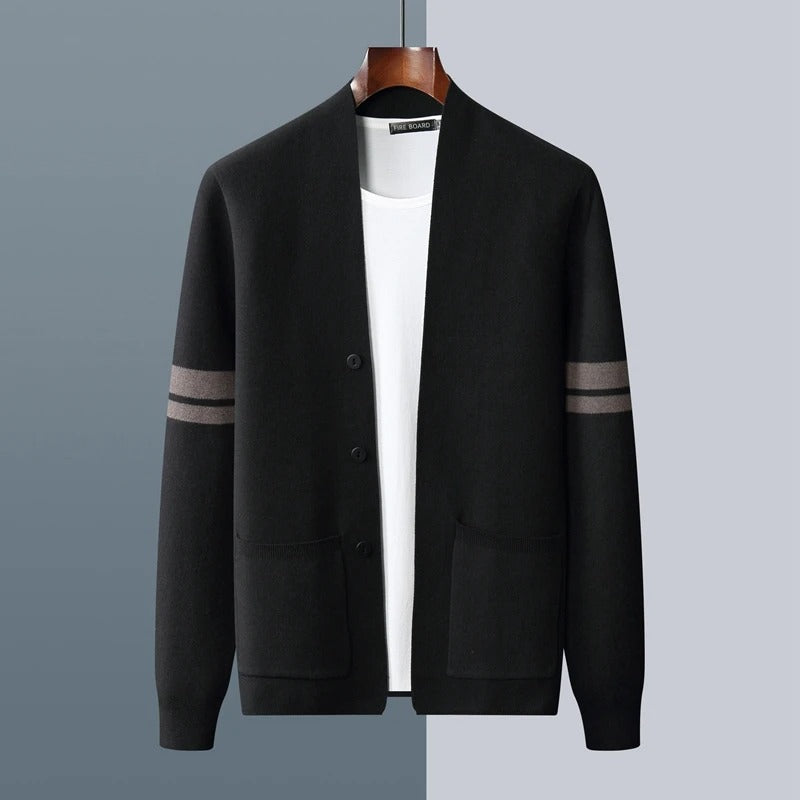 Balanced Merino Cardigan Layer