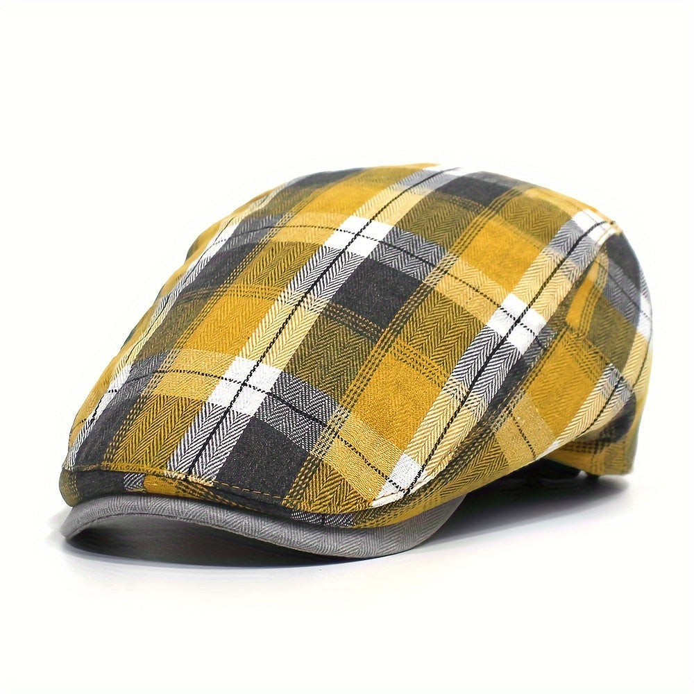 Harrison | Classic Check Flat Cap