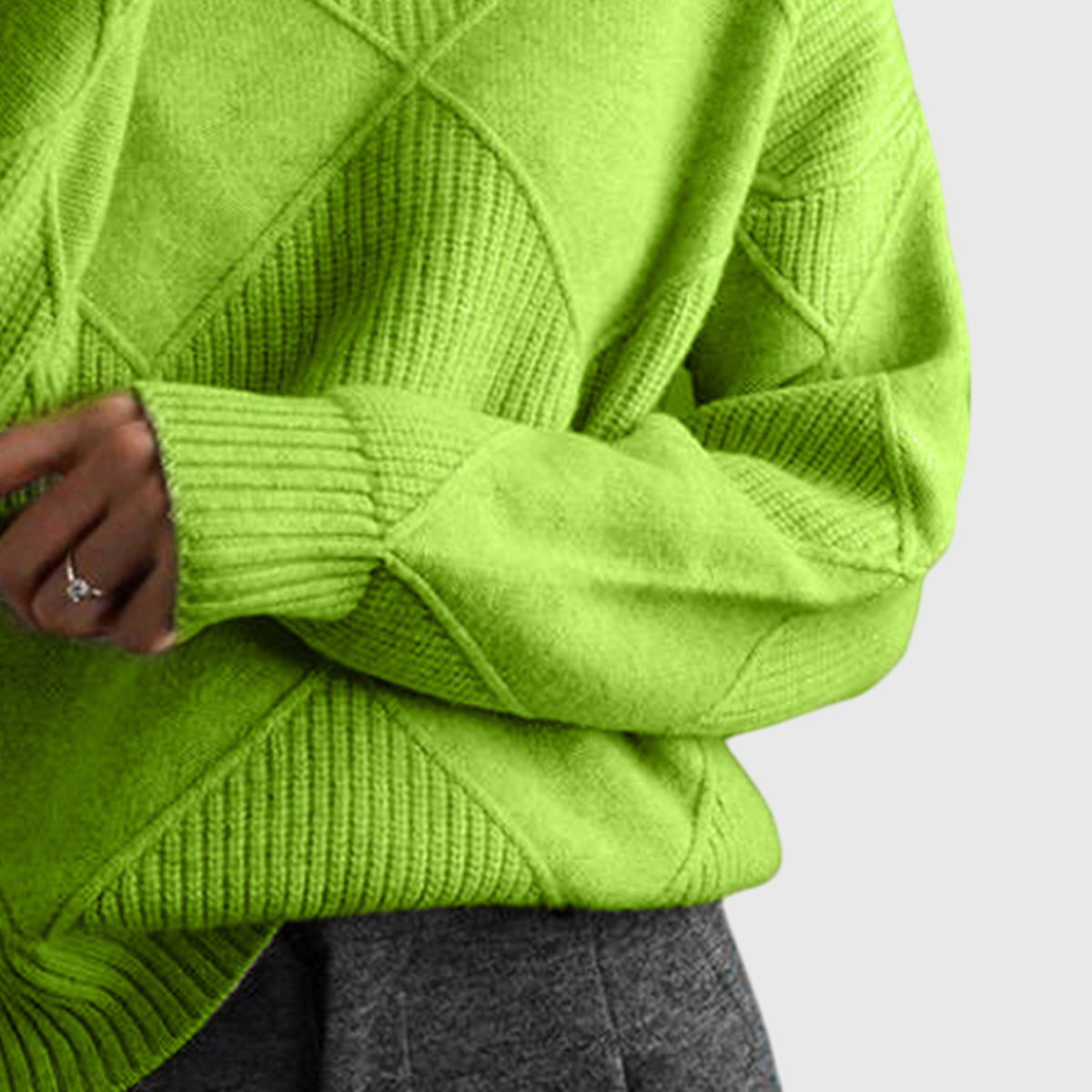 Angela| Elegant Knit Pullover