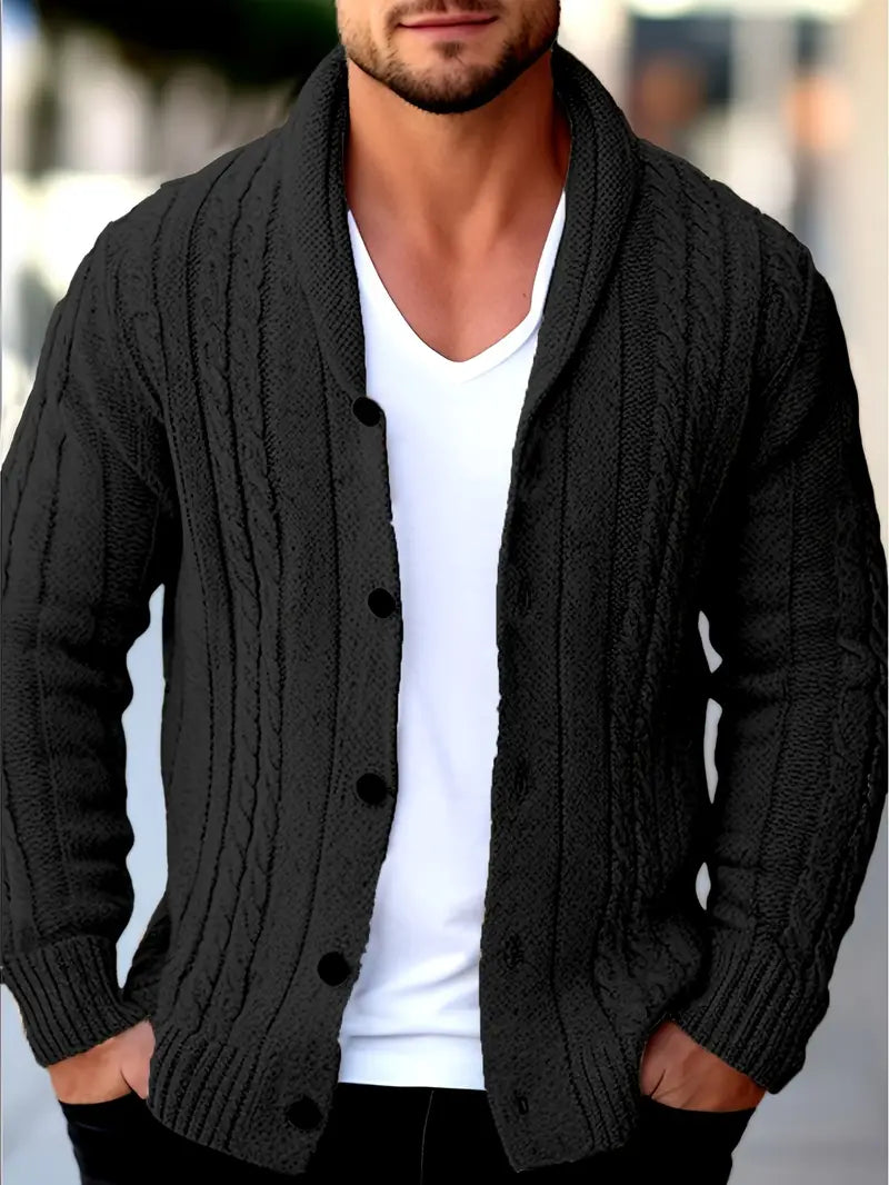 William | Classic Knit Button Cardigan