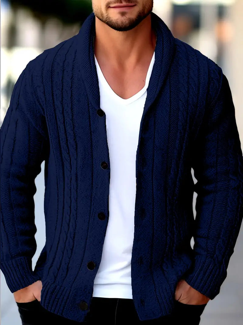William | Classic Knit Button Cardigan