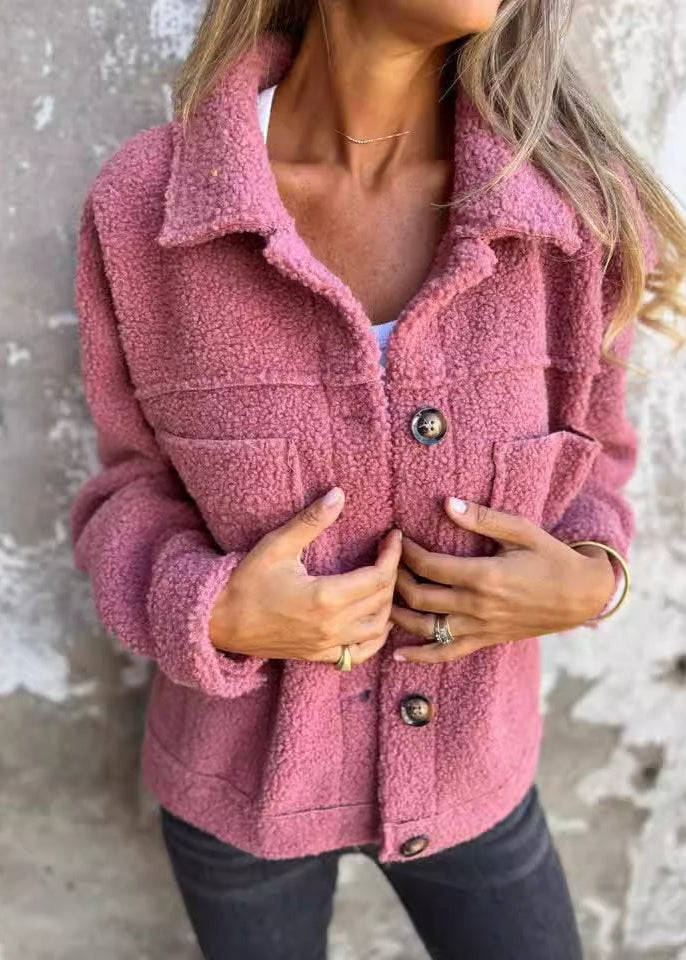 Katia | Fleece Button Jacket
