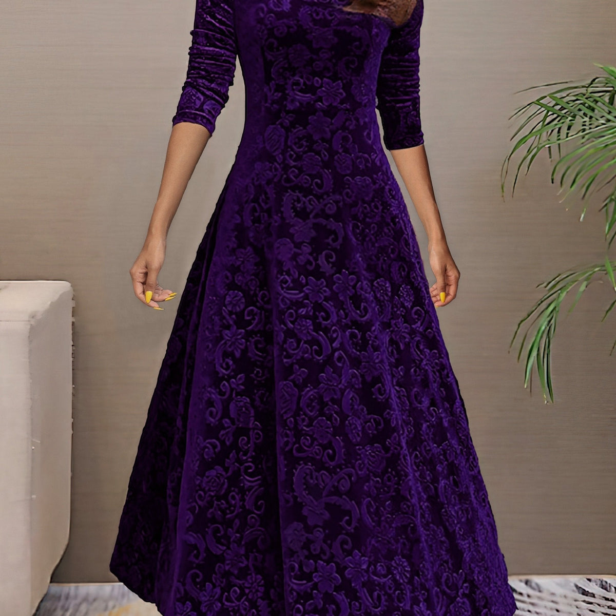 Olivia | Festive Winter Grace Dress